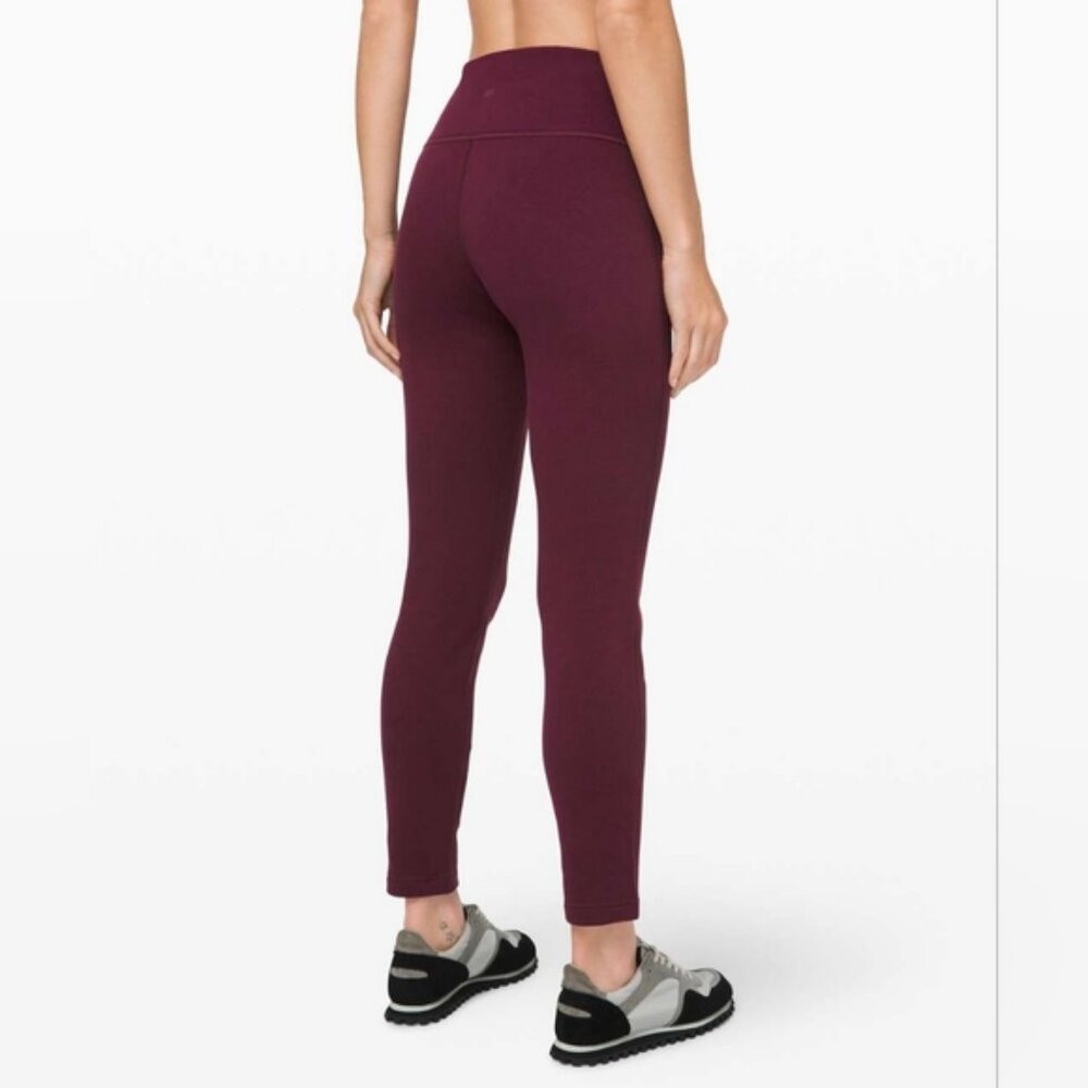 Lululemon Wunder Lounge Fleece Pant 28" *Updated Fit Dark Adobe